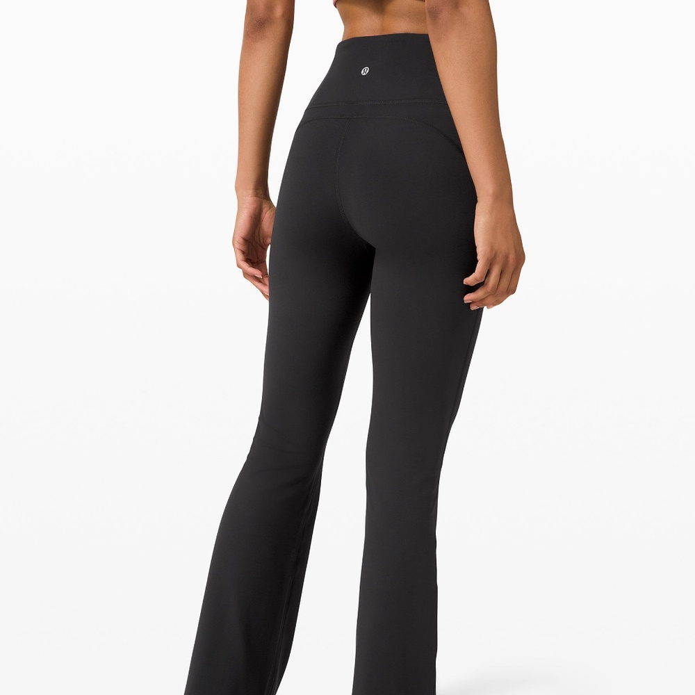 Lululemon black flare yoga pants — worn once